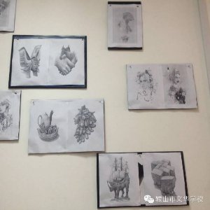 藝術(shù)走廊-文華學(xué)校素描大賽成果展示